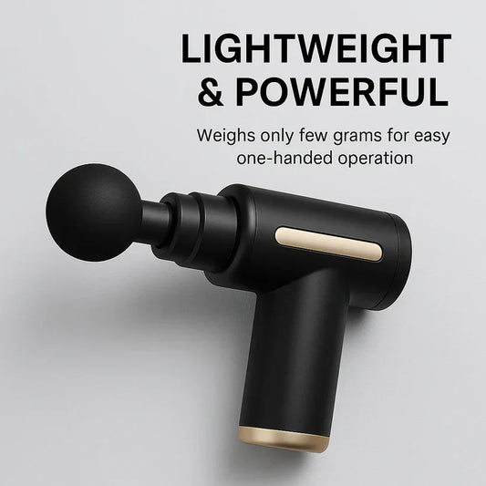 Ultra-Quiet Portable Massager Gun – Muscle Recovery & Pain Relief
